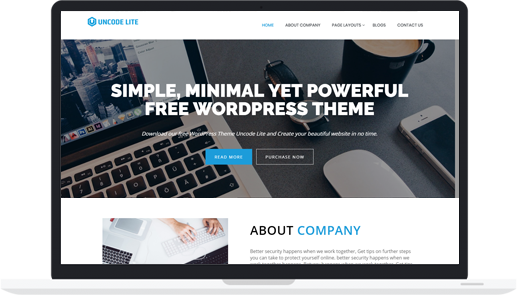 #1 Free WordPress Corporate / Business Responsive Theme – Uncode Lite