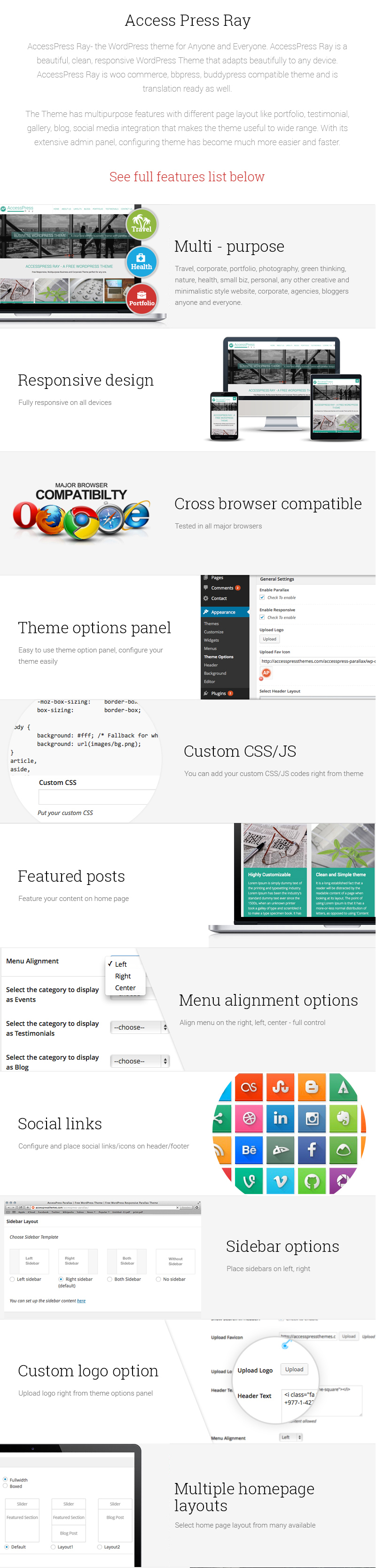 Free Responsive WordPress Business Theme – AccessPress Ray