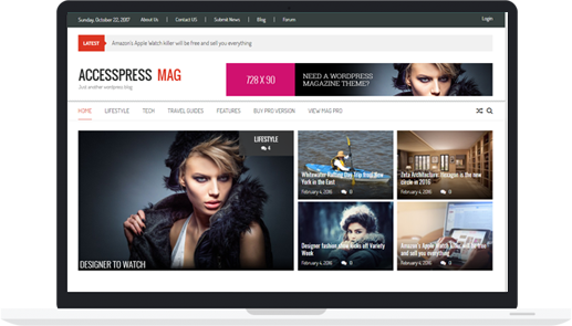 Best Free WordPress Magazine Theme – AccessPress Mag