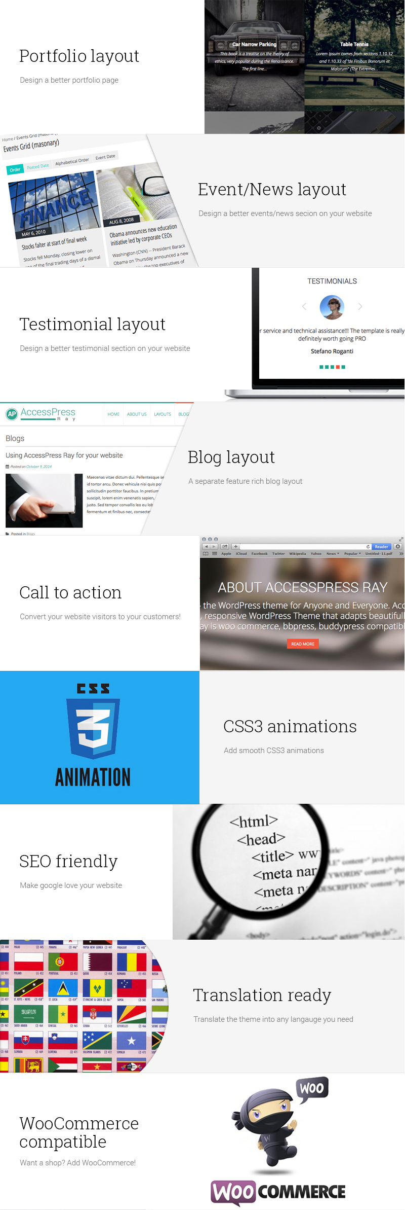 Free Responsive WordPress Business Theme – AccessPress Ray