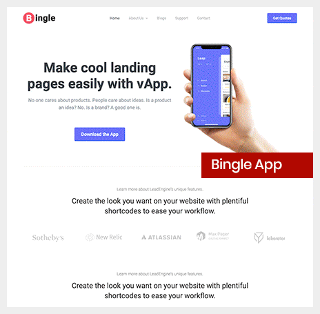 All In One Theme – Bingle